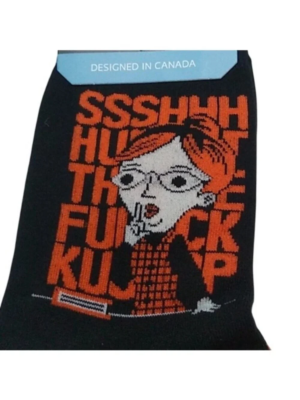 2 Pair Naughty STFU Eff You Socks Adult Size 5-9